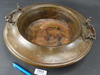 Antieke koperen brassero - afbeelding 2 van  5