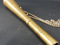 Antieke koperen hoorn - afbeelding 3 van  5