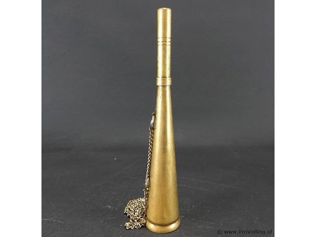 Antieke koperen hoorn - afbeelding 5 van  5