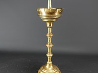 Antieke koperen kerkkandelaar - afbeelding 1 van  5