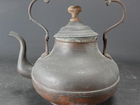 Antieke koperen ketel - afbeelding 1 van  5