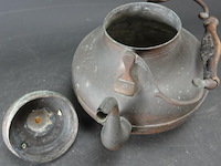 Antieke koperen ketel - afbeelding 4 van  5