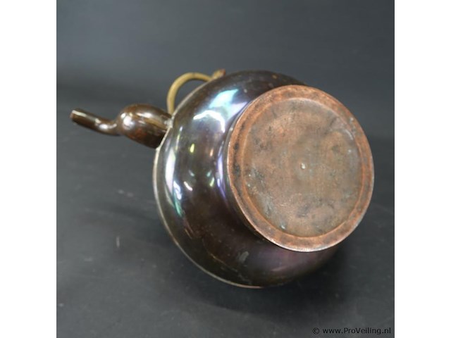 Antieke koperen ketel - afbeelding 5 van  5