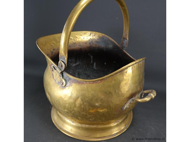 Antieke koperen ketel - afbeelding 4 van  5