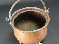 Antieke koperen ketel - afbeelding 2 van  5