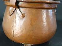 Antieke koperen ketel - afbeelding 4 van  5