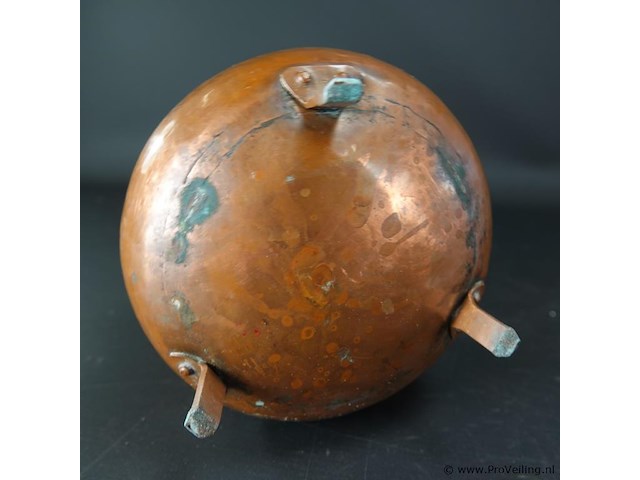 Antieke koperen ketel - afbeelding 5 van  5