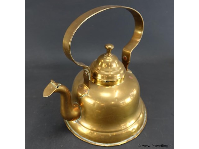 Antieke koperen ketel - afbeelding 2 van  5