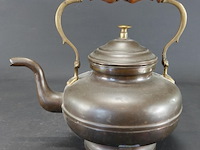 Antieke koperen ketel - afbeelding 1 van  5