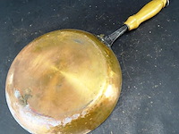 Antieke koperen koekenpan - afbeelding 1 van  5