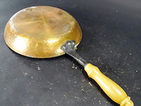 Antieke koperen koekenpan - afbeelding 2 van  5