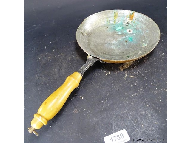 Antieke koperen koekenpan - afbeelding 5 van  5