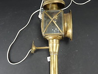 Antieke koperen koetslamp - afbeelding 2 van  5