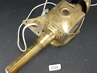 Antieke koperen koetslamp - afbeelding 3 van  5