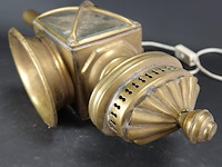 Antieke koperen koetslamp - afbeelding 4 van  5