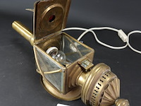 Antieke koperen koetslamp - afbeelding 5 van  5