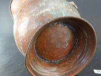 Antieke koperen kolenkit (of kolenemmer/helmpot) uit de vroege 20e eeuw - afbeelding 5 van  5