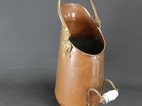 Antieke koperen kolenkit - afbeelding 2 van  5