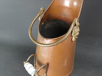 Antieke koperen kolenkit - afbeelding 4 van  5