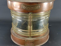Antieke koperen masthead scheepslantaarn