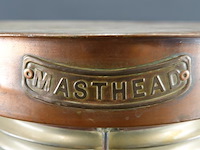 Antieke koperen masthead scheepslantaarn - afbeelding 3 van  5