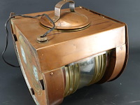 Antieke koperen masthead scheepslantaarn - afbeelding 4 van  5