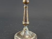 Antieke koperen of bronzen kandelaar - afbeelding 2 van  5