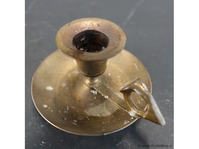 Antieke koperen of messing blaker - afbeelding 2 van  5