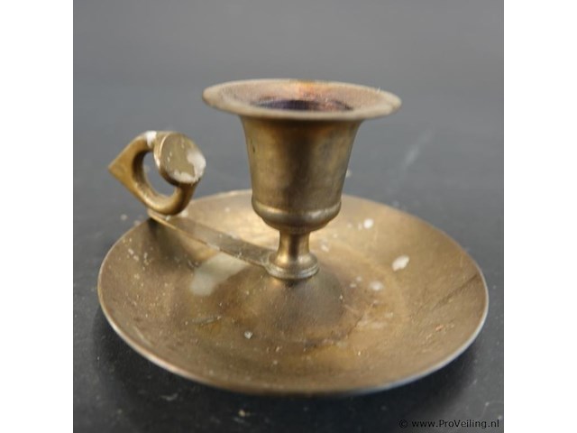 Antieke koperen of messing blaker - afbeelding 4 van  5