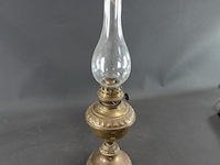 Antieke koperen olielamp - afbeelding 2 van  5