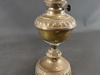 Antieke koperen olielamp - afbeelding 3 van  5