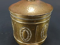 Antieke koperen tabakspot - afbeelding 1 van  5