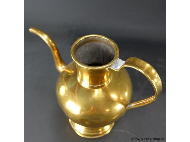 Antieke koperen waterkan - afbeelding 4 van  5