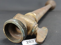 Antieke koperen waterspuit - afbeelding 3 van  5