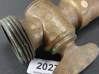 Antieke koperen waterspuit - afbeelding 4 van  5