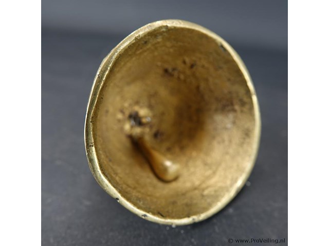 Antieke koperen/bronzen apostelbel/kloosterbel - afbeelding 5 van  5