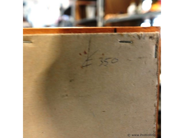 Antieke kopergravure met als onderwerp "de stad tiel, van de waalkant te sien - afbeelding 5 van  5