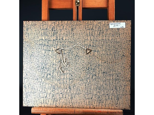 Antieke kopergravure - afbeelding 4 van  5