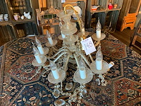 Antieke kristallen kroonluchter - afbeelding 2 van  3