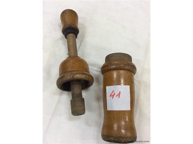 Antieke kurkenstopper - afbeelding 2 van  2