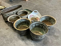 Antieke lepels, speldjes en koperen schalen - afbeelding 2 van  8