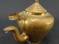 Antieke messing peerketel - afbeelding 3 van  5