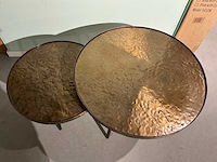 Antieke messing salontafel - afbeelding 3 van  5