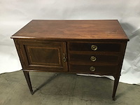 Antieke mobile theetafel - afbeelding 2 van  4