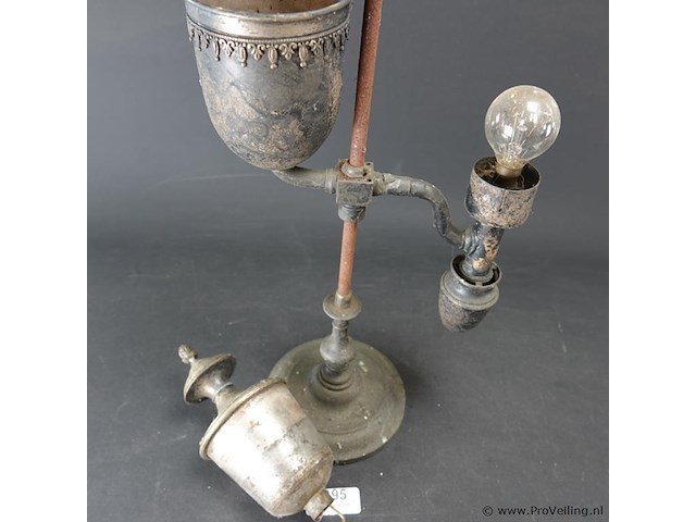 Antieke olielamp - afbeelding 4 van  5