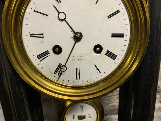 Antieke pendule klok - afbeelding 2 van  3