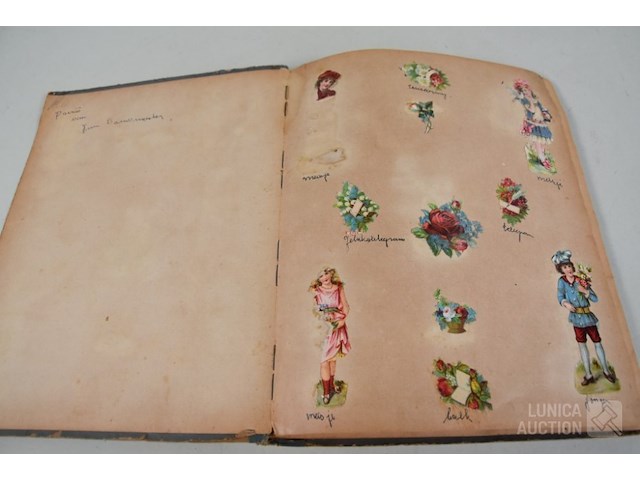 Antieke poëziealbum - afbeelding 3 van  9