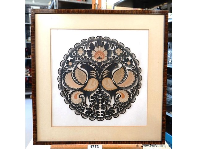 Antieke poolse wycinanki - afbeelding 1 van  5