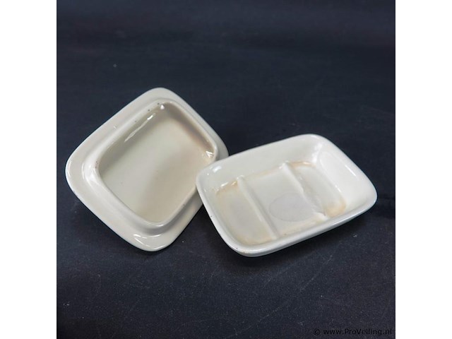 Antieke porseleinen zeepbak - afbeelding 4 van  5