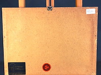 Antieke prent geigt op het oude hoofd te rotterdam - afbeelding 4 van  5